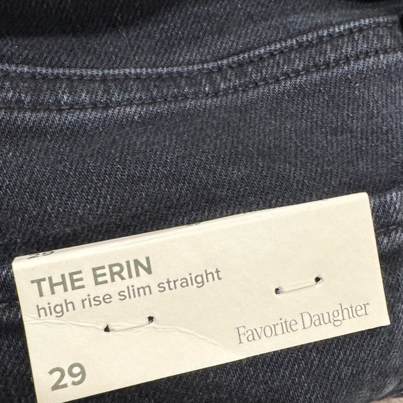 New! Favorite Daughter The Erin High Rise Slim Straight Jeans - Picture 8 of 8